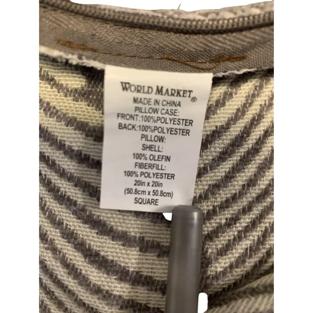World Market Square Pillowcase 20
